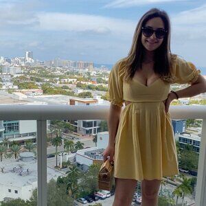 Lace up Mini Dress